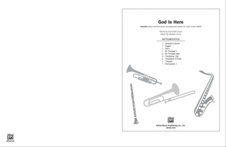 God Is Here Choir scores gallery preview page 1