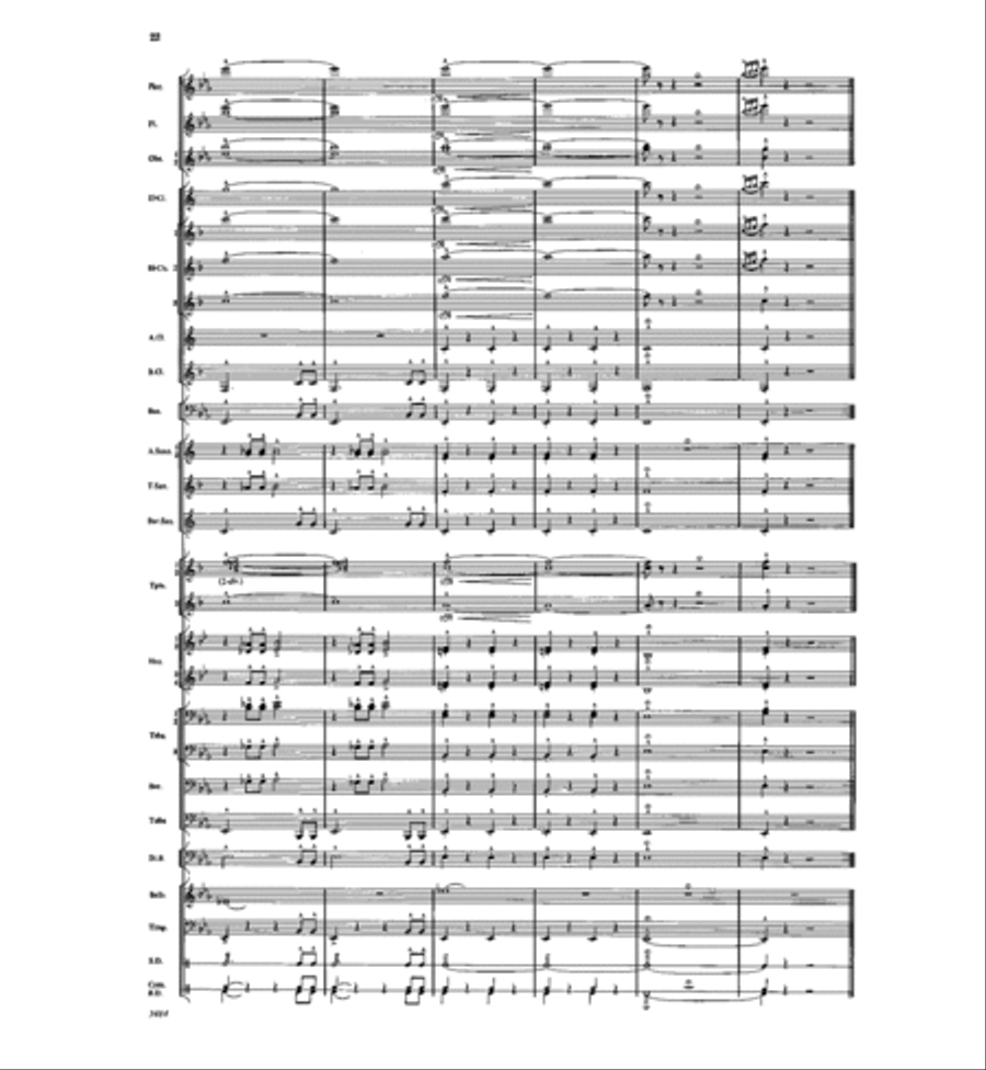 The Americans The Americans Concert Band scores gallery preview page 21