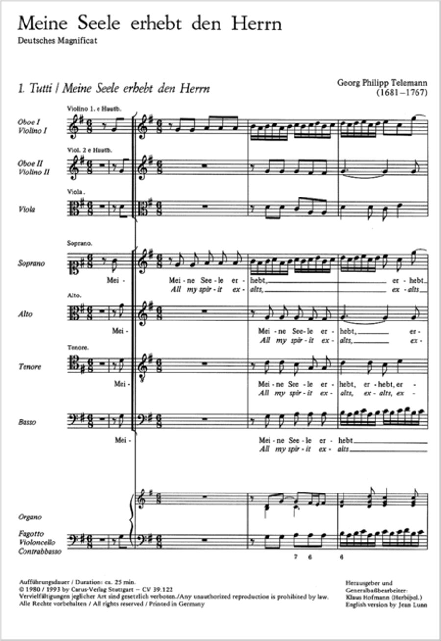 All my spirit exalts (With my spirit I praise the Lord) 4-Part scores gallery preview page 74