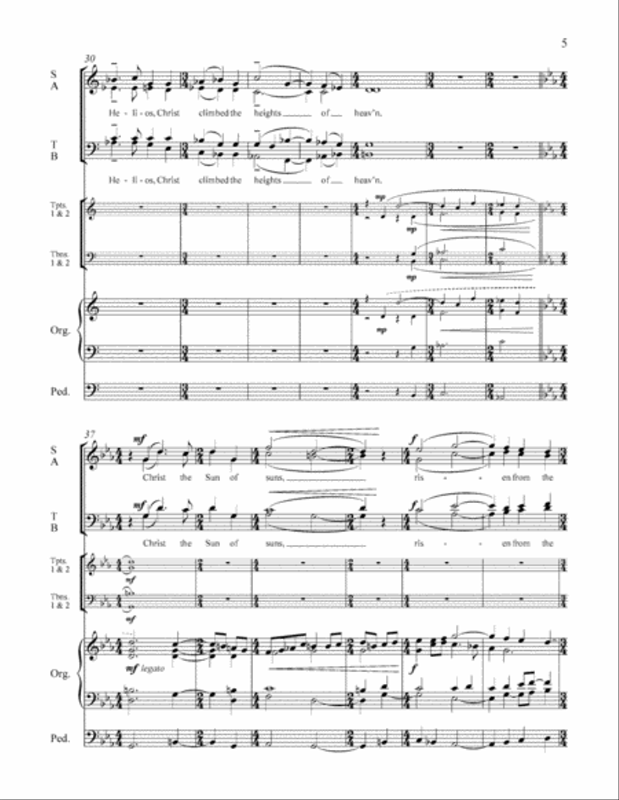 Rejoice all spirits! 4-Part scores gallery preview page 5