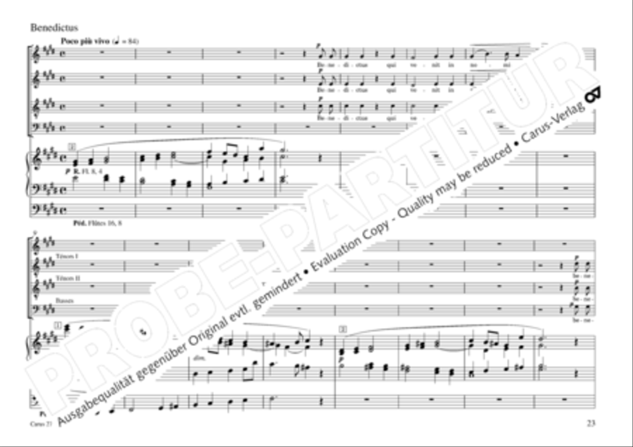 Messe solennelle en ut diese mineur 4-Part scores gallery preview page 24