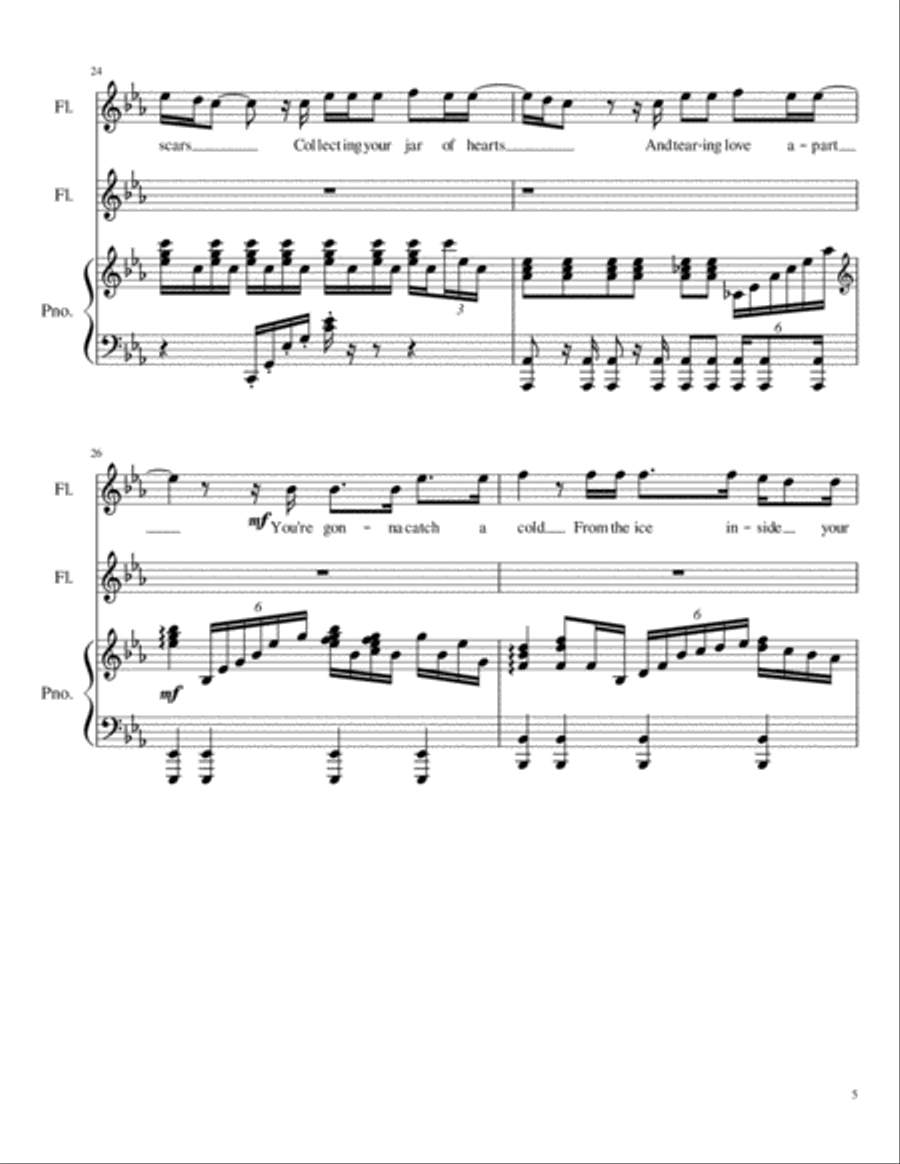 Jar Of Hearts Jar Of Hearts Piano scores gallery preview page 5
