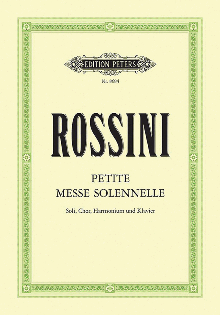 Petite Messe solennelle 4-Part scores gallery preview page 1