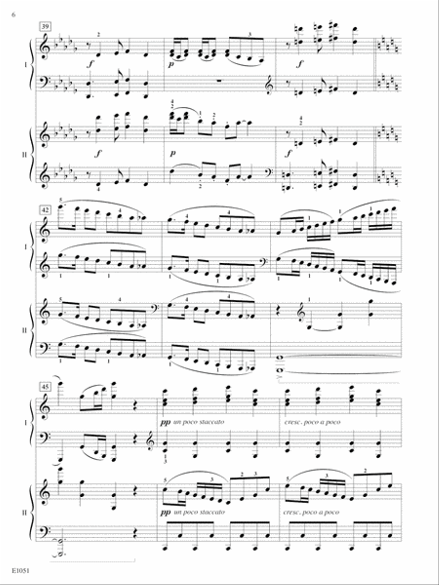Frere Jacques Rocka, Op. 70, No. 1 by Myra BrooksTurner Piano Duet