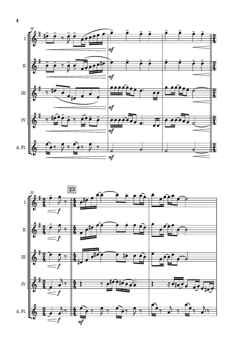 Breakfast In America Woodwind Quintet scores gallery preview page 5