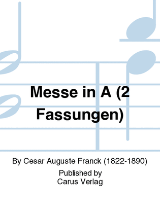 Book cover for Mass in A Major (2 versions)