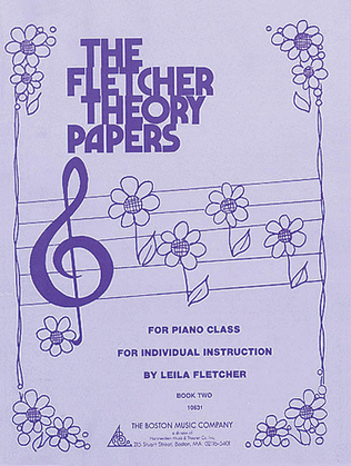 Book cover for Fletcher Theory Papers