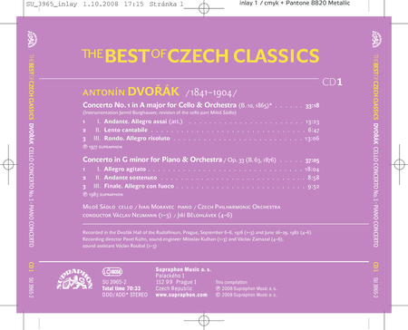 Best of Czech Classics: Dvorak
