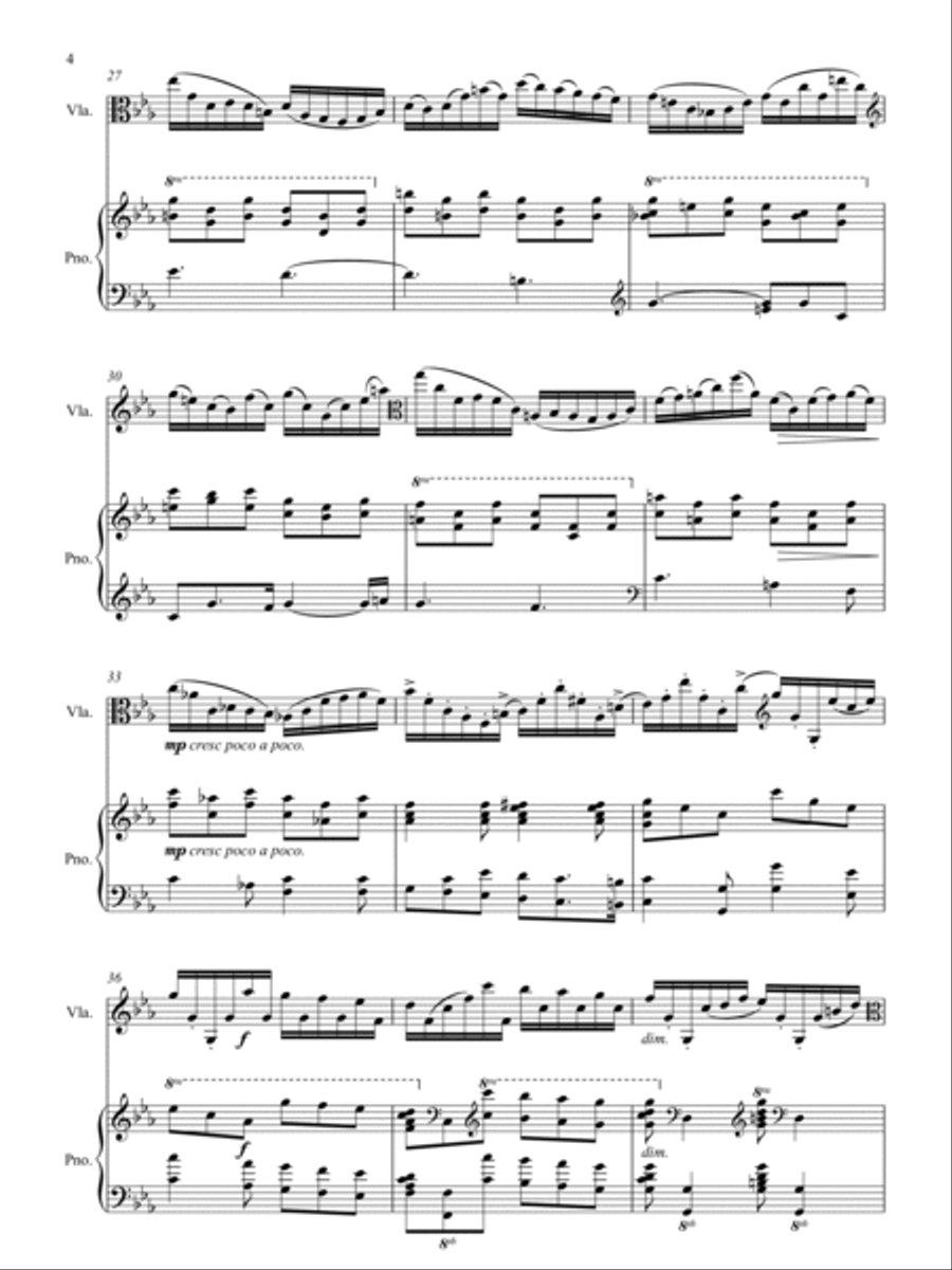 Light and sorrow - Duet version String Duet scores gallery preview page 4