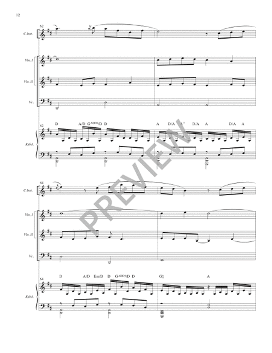 A Weary Couple - Full Score Cello scores gallery preview page 13