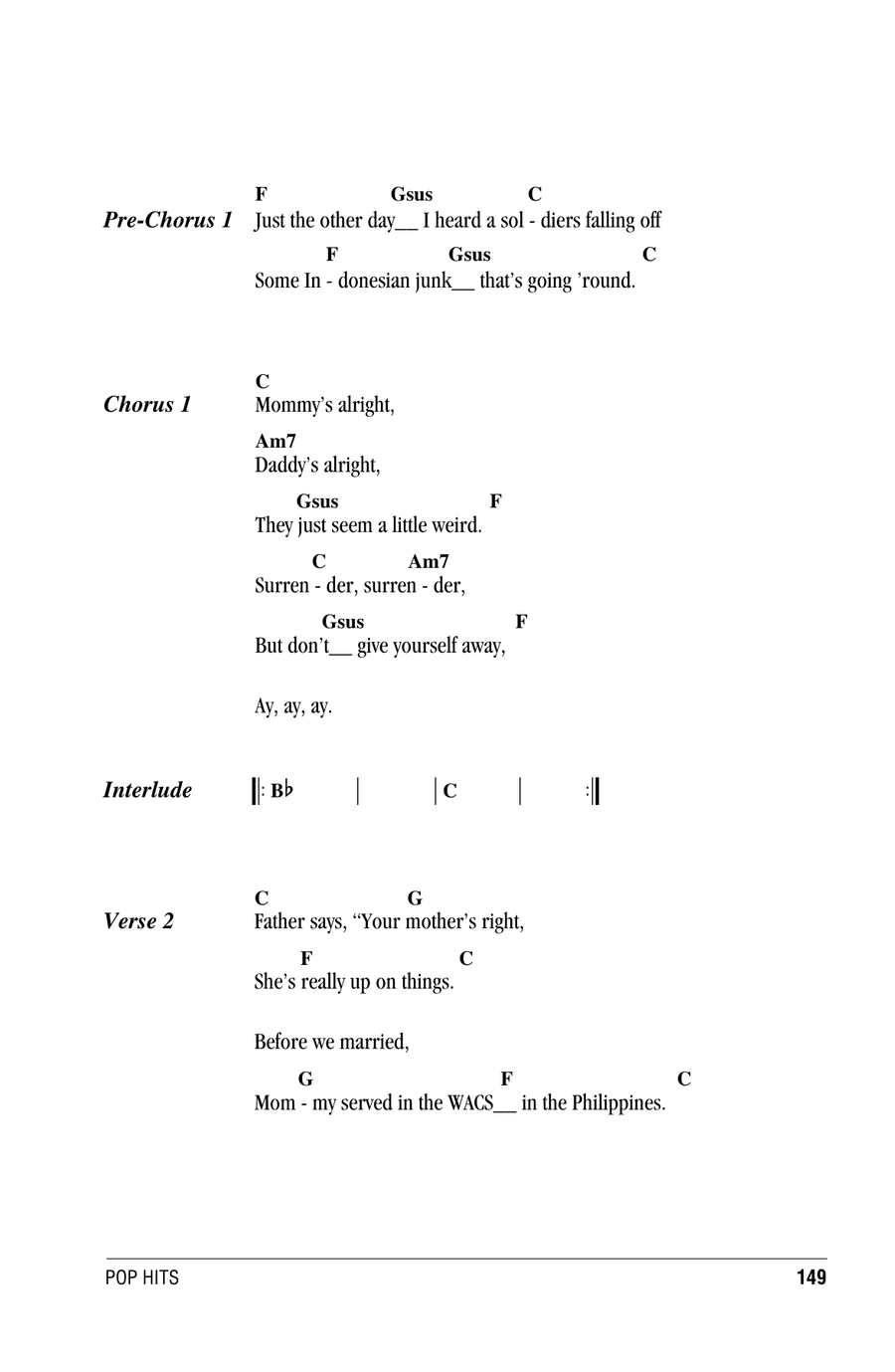Surrender Piano scores gallery preview page 2