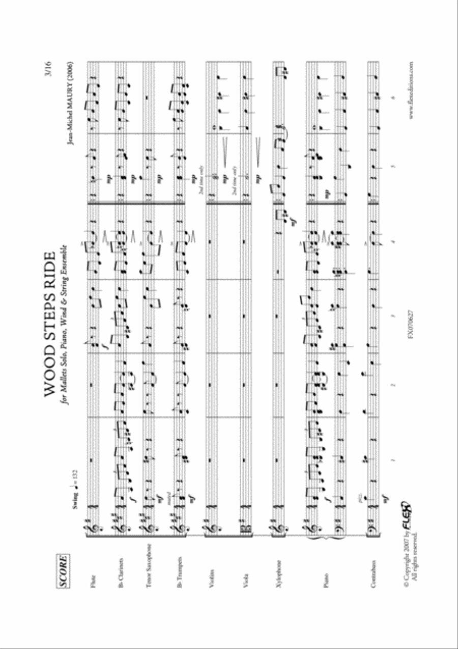 Wood Steps Ride Wood Steps Ride Clarinet scores gallery preview page 3