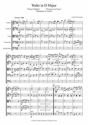 Wiener Frühling - Viennese Waltz for String Orchestra
