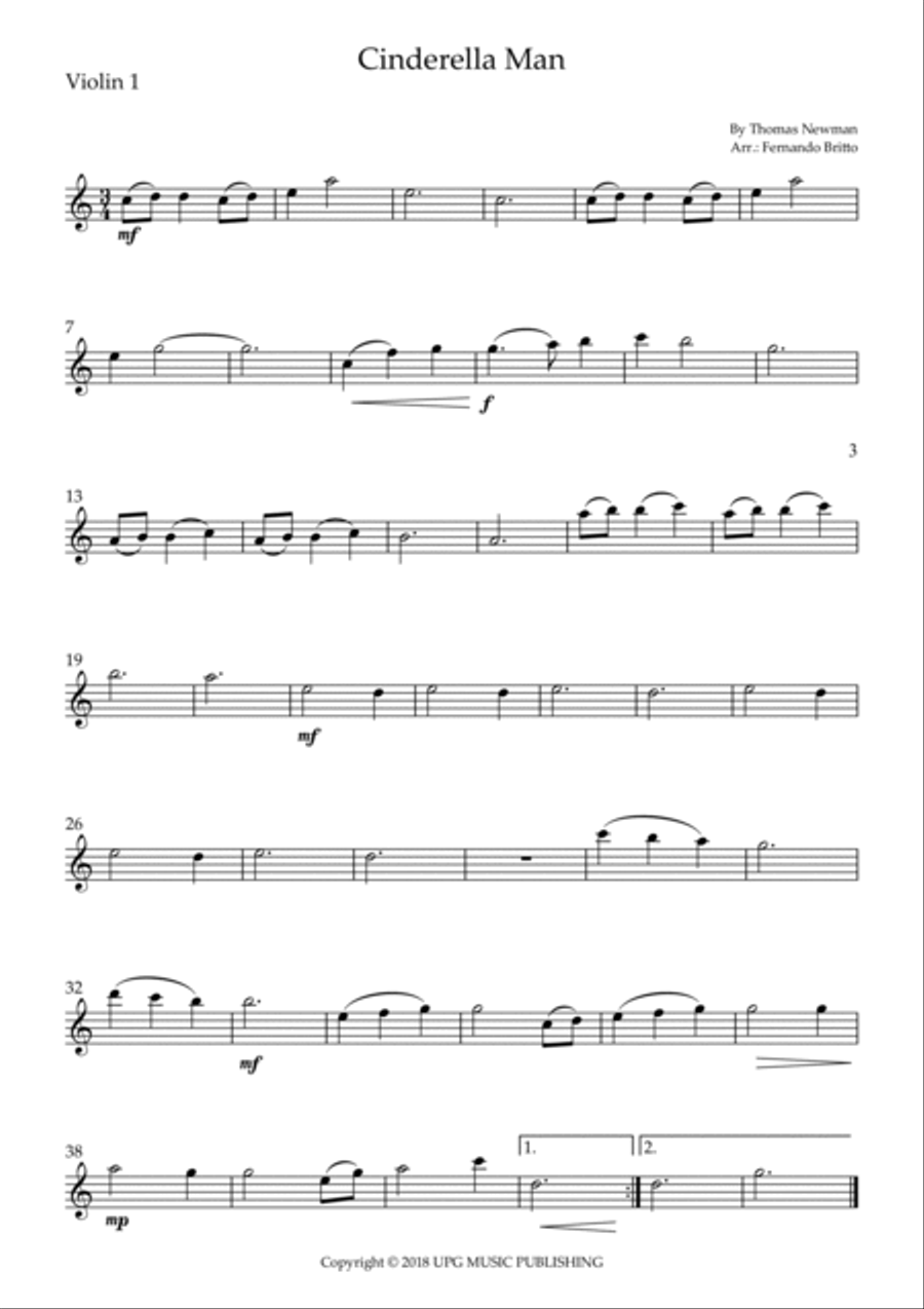 Cinderella Man Cinderella Man String Quintet scores gallery preview page 4