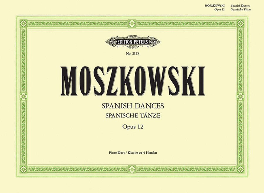 Spanish Dances Op. 12 for Piano Duet Piano Duet scores gallery preview page 1