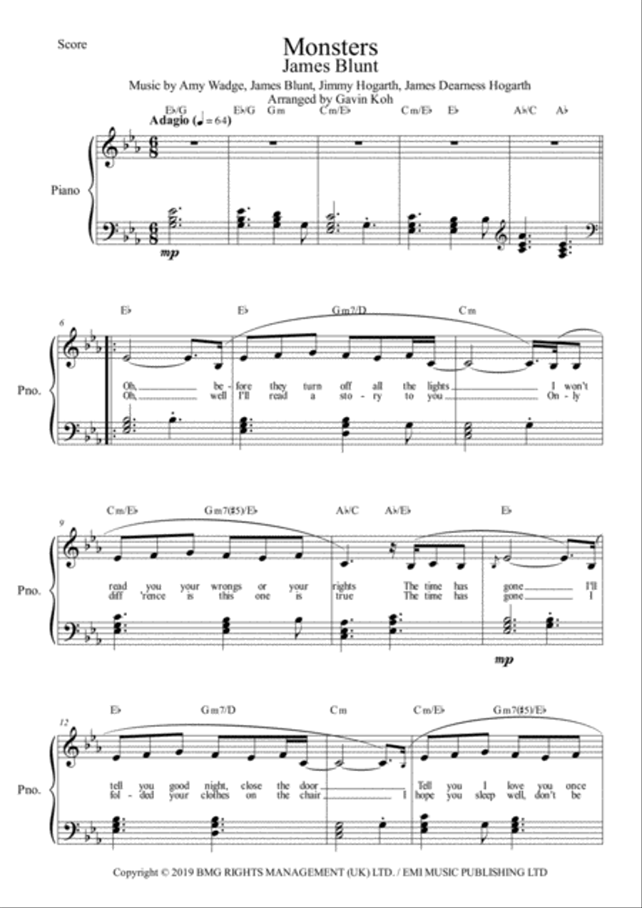 Monsters Voice scores gallery preview page 1