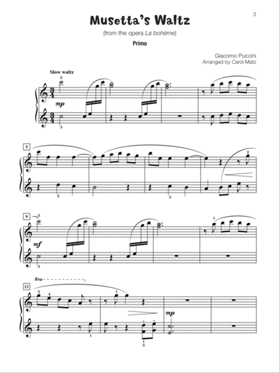 Famous & Fun Duets, Book 5 Small Ensemble scores gallery preview page 4