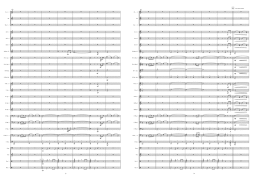 Musical Daens Suite Concert Band scores gallery preview page 13