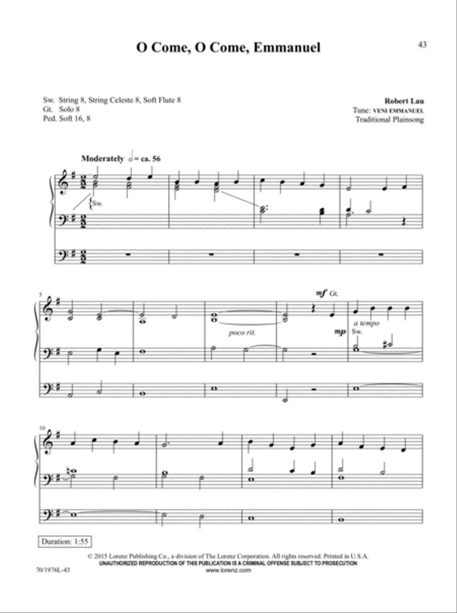 The Organist's Library, Vol. 60 Organ Solo scores gallery preview page 16
