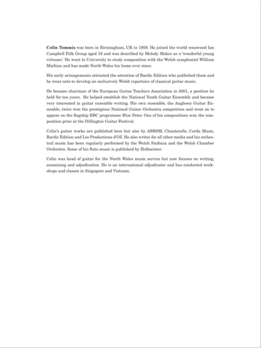Pentapulse Guitar Ensemble scores gallery preview page 2