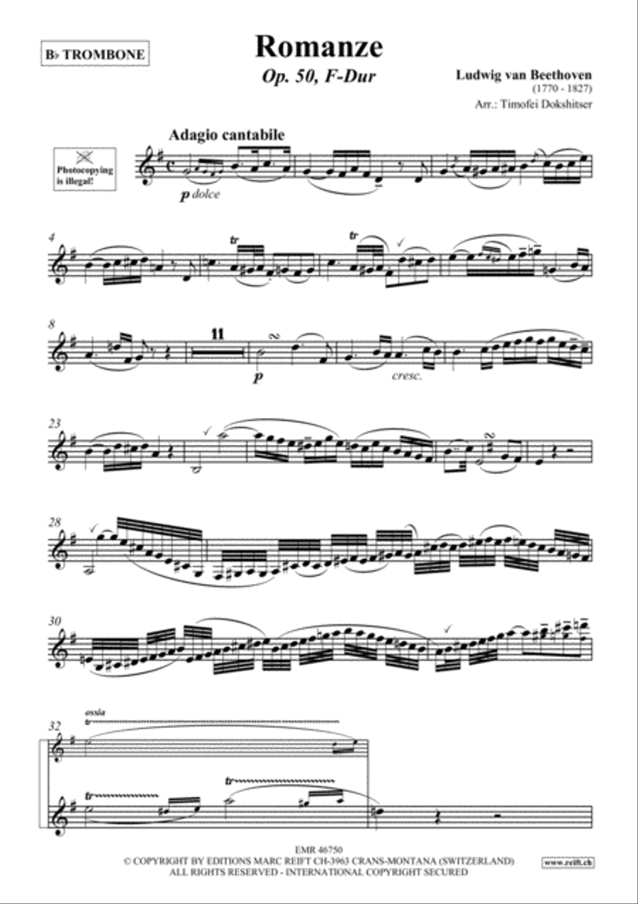 Romanze Piano Accompaniment scores gallery preview page 6