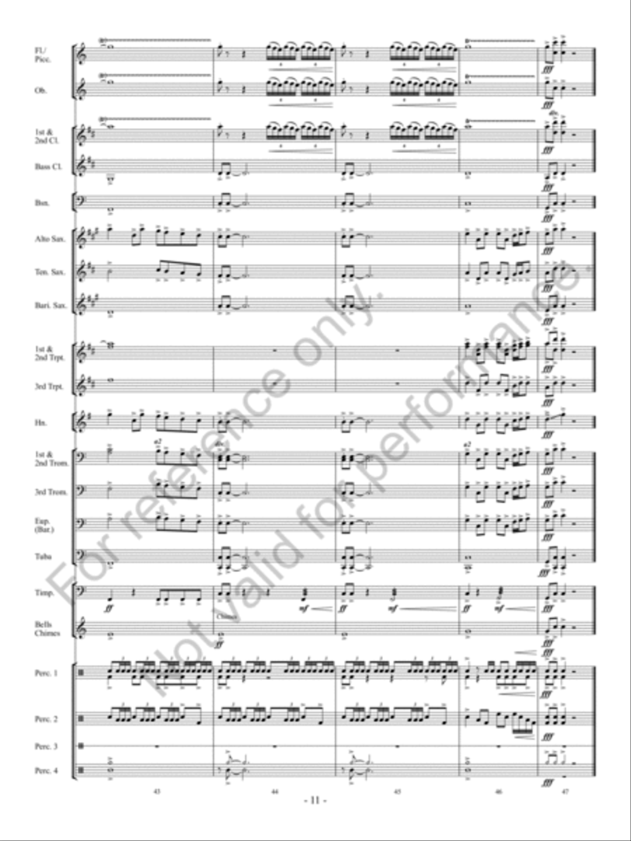 Jubilee 150 Concert Band scores gallery preview page 12