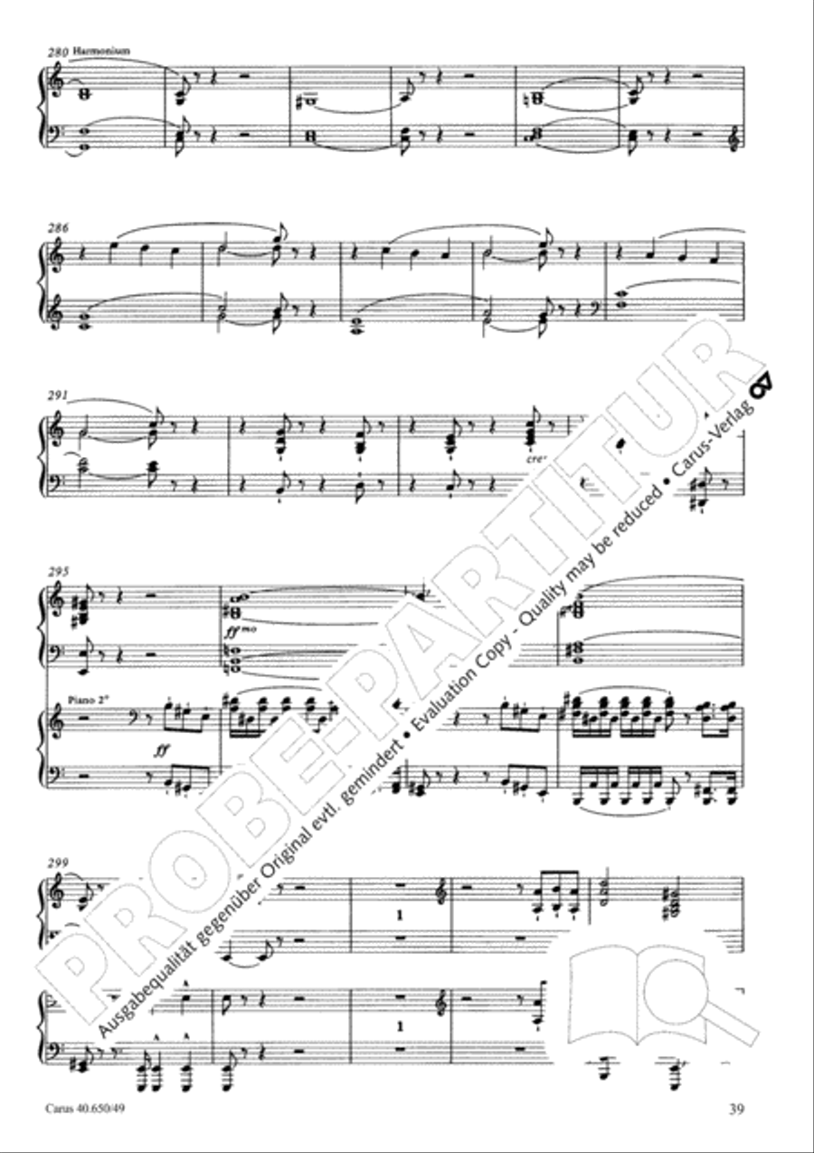 Petite Messe solennelle 4-Part scores gallery preview page 40