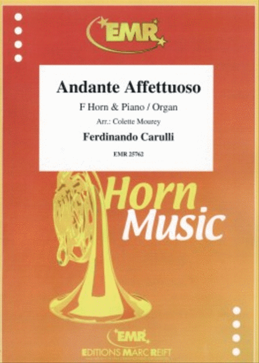 Andante Affettuoso Andante Affettuoso Horn scores gallery preview page 1