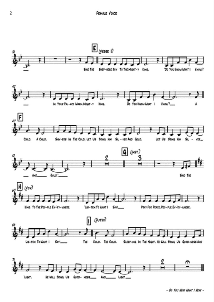 Do You Hear What I Hear Small Ensemble scores gallery preview page 3