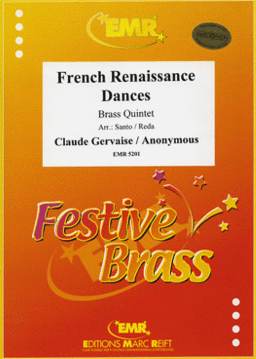 French Renaissance Dances Brass Quintet scores gallery preview page 1
