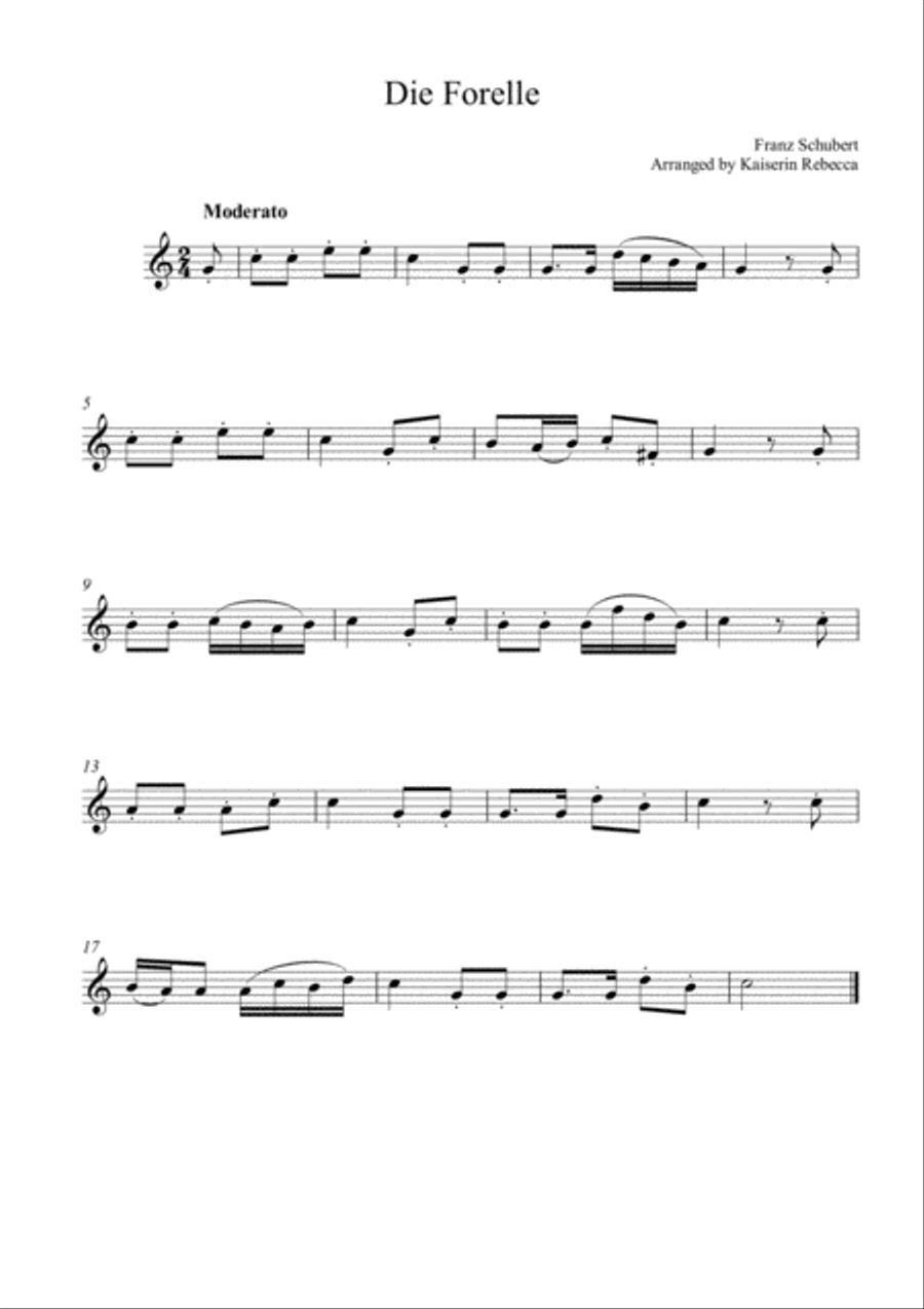 10 Easy Pieces for Violin Solo Violin Solo scores gallery preview page 4