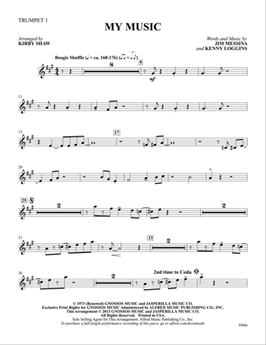 My Music: 1st B-flat Trumpet B-Flat Trumpet scores gallery preview page 1