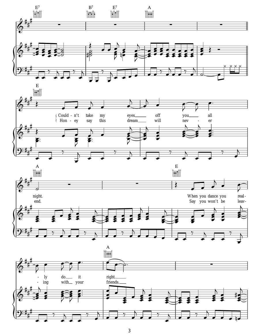Can I Take You Home Little Girl Acoustic Guitar scores gallery preview page 3