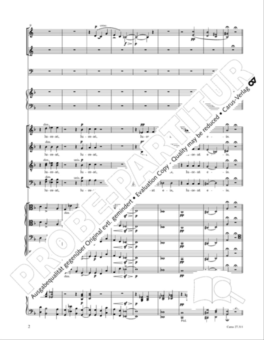 Requiem - church version (Requiem. Fassung mit kleinem Orchester) 4-Part scores gallery preview page 18
