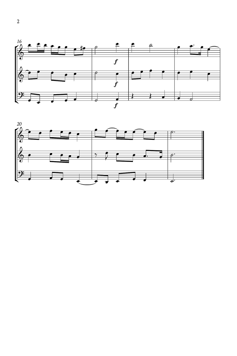 Chanson Woodwind Trio scores gallery preview page 2
