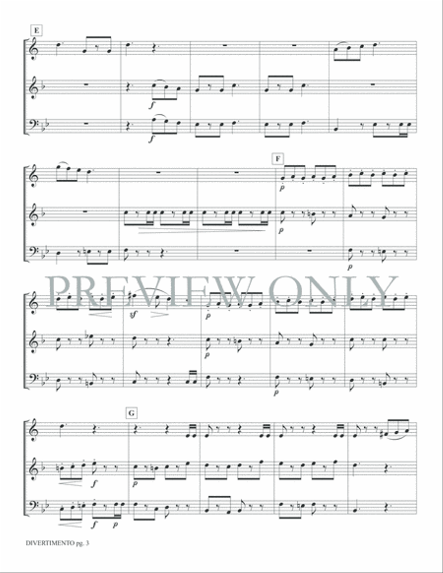 Divertimento Brass Ensemble scores gallery preview page 5