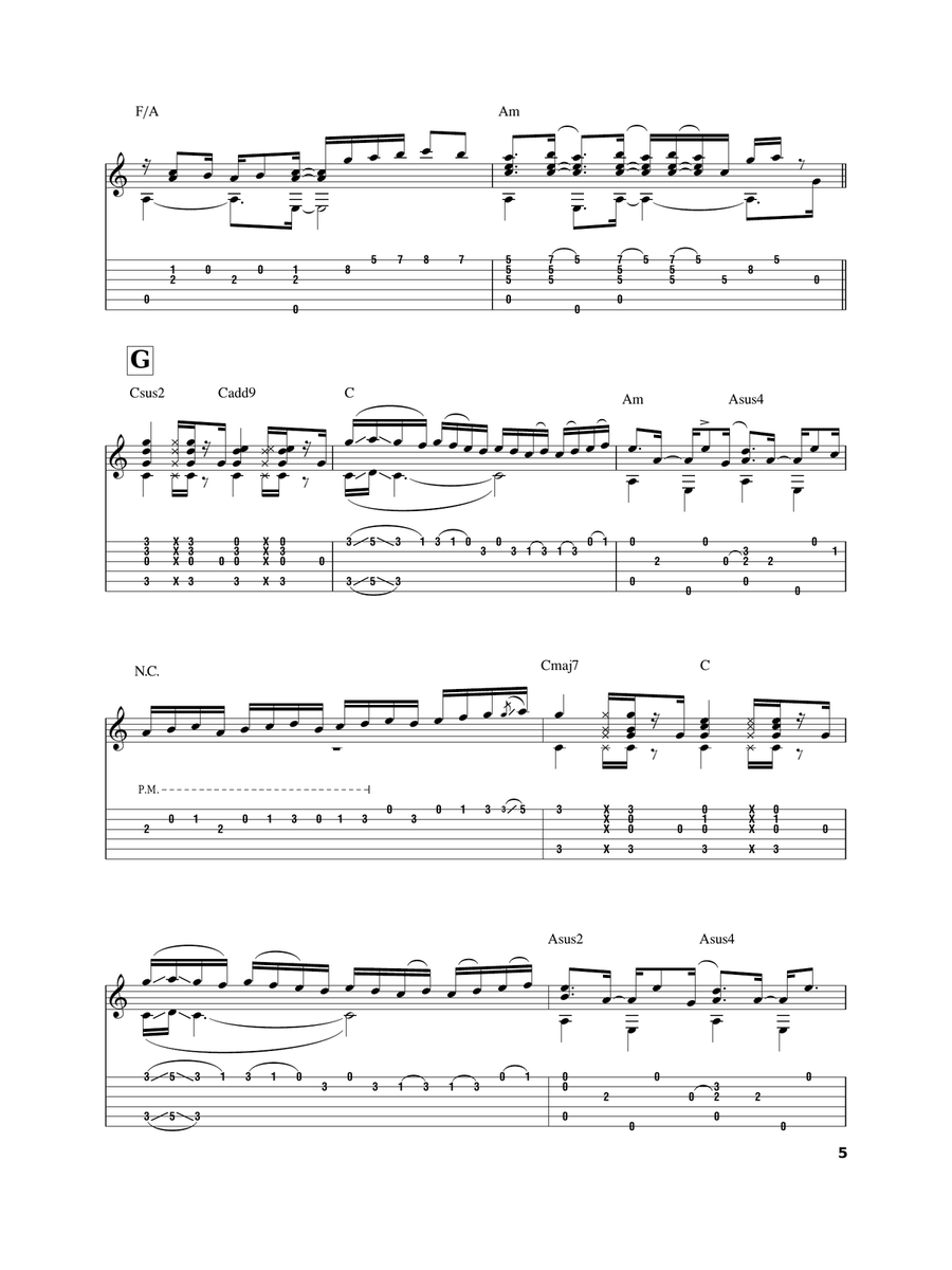 Dust In The Wind Dust In The Wind Acoustic Guitar scores gallery preview page 5