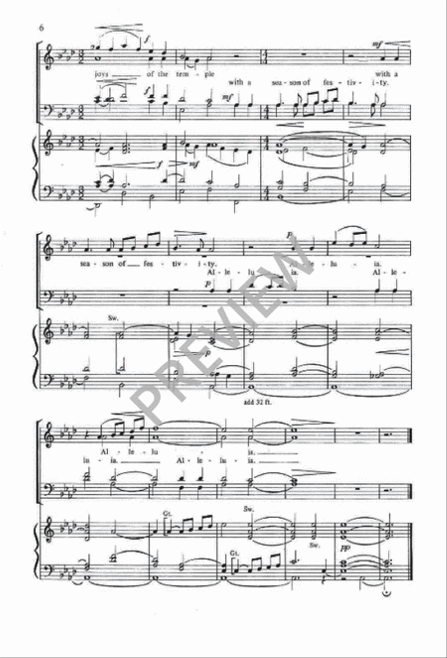 Behold, the Tabernacle of God 4-Part scores gallery preview page 7