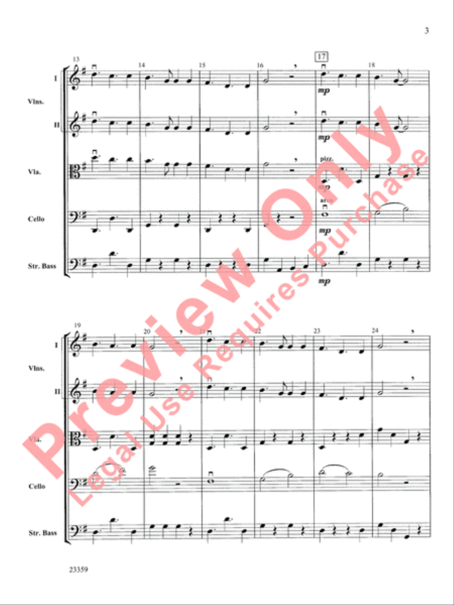 O Desayo O Desayo String Orchestra scores gallery preview page 4