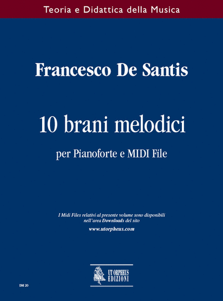 10 Melodic Pieces for Piano and MIDI File