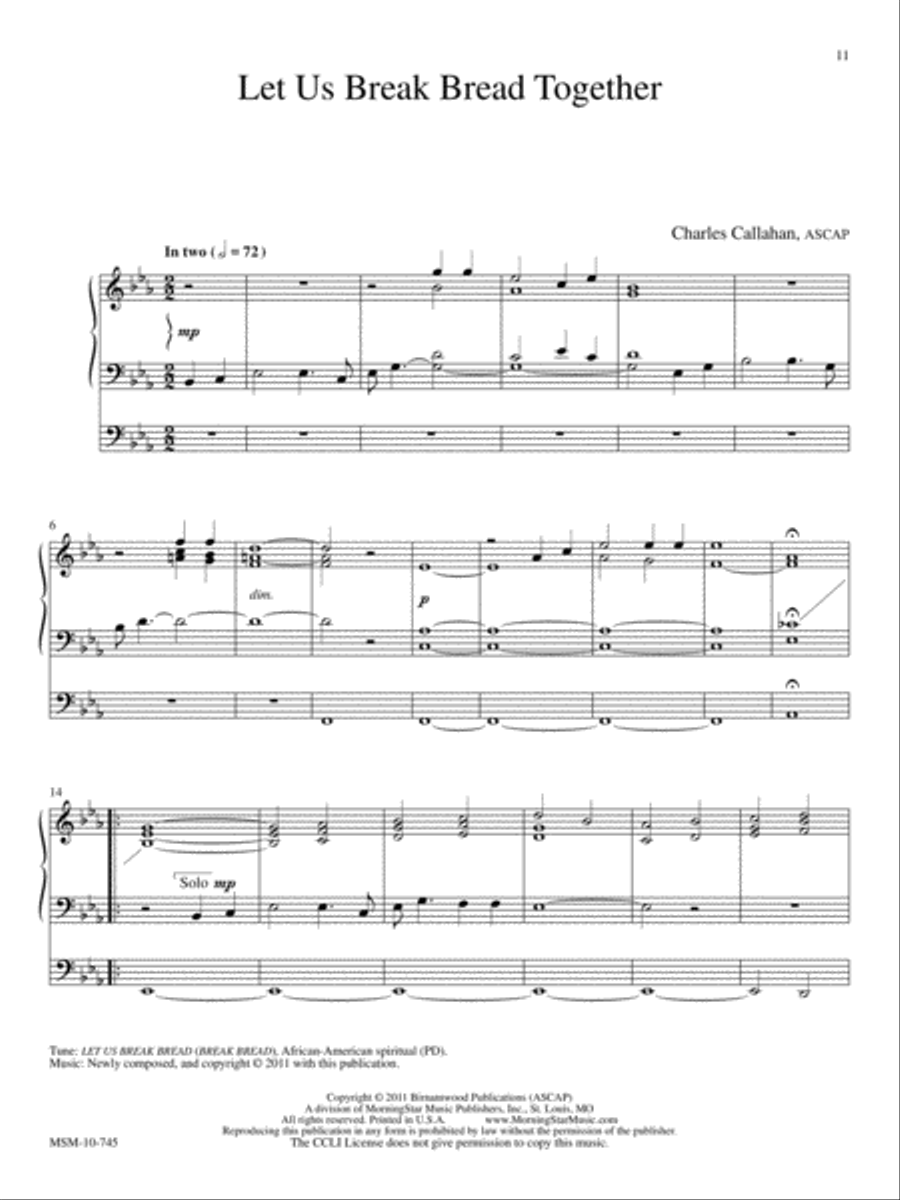 Spiritual Suite Spiritual Suite Organ scores gallery preview page 6