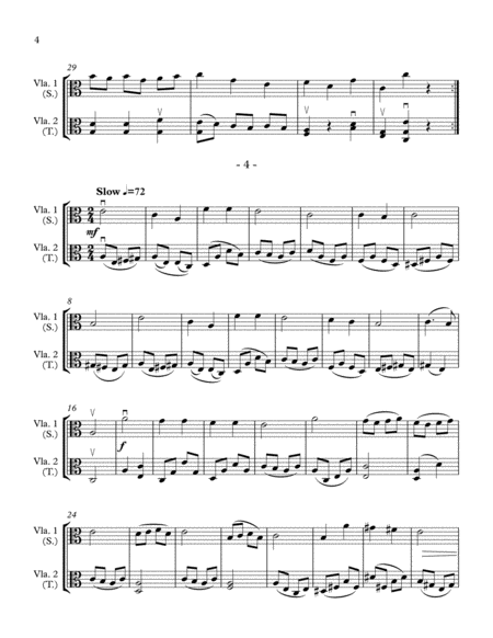 10 Little Duets for Teacher and Student (2 Violas) image number null
