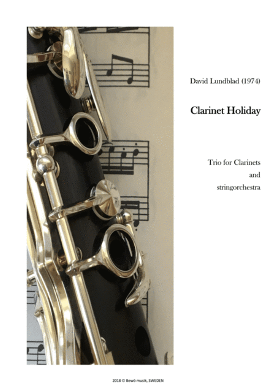 Clarinet Holiday Clarinet Holiday Chamber Orchestra scores gallery preview page 1
