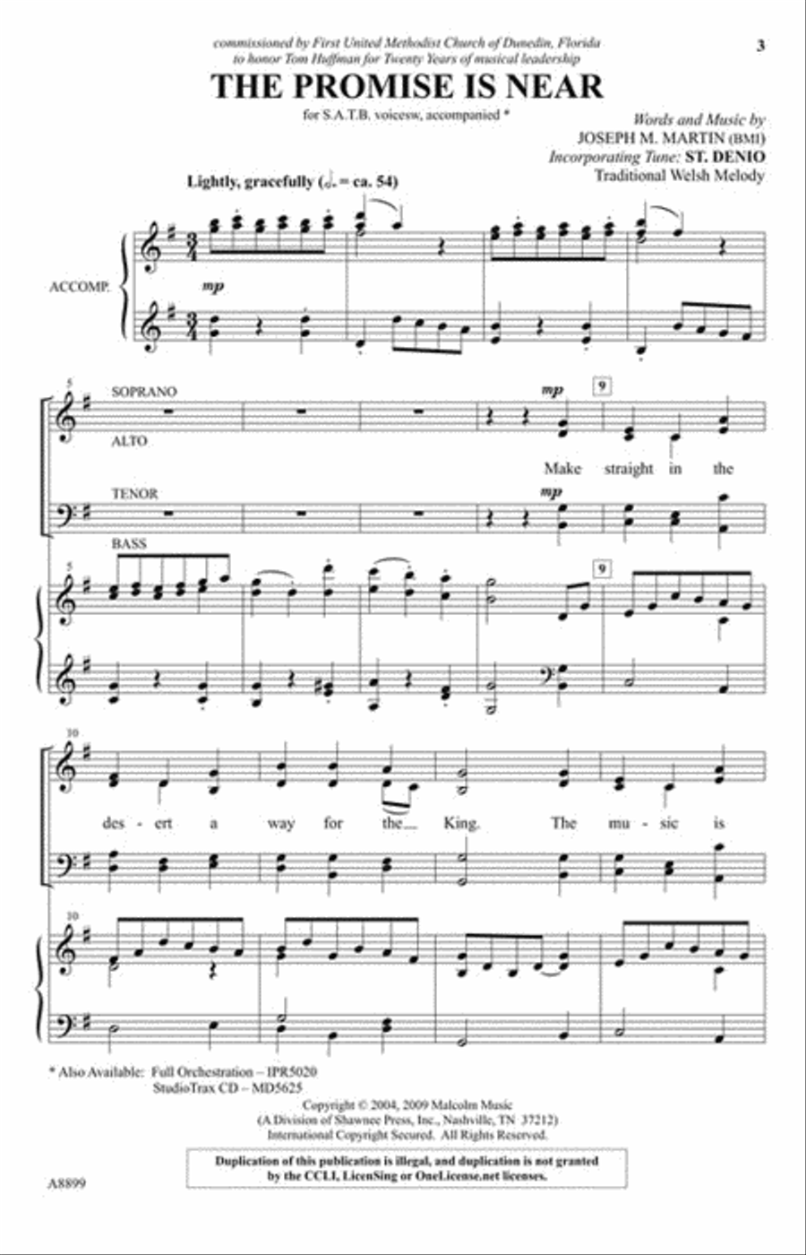 The Promise Is Near 4-Part scores gallery preview page 2