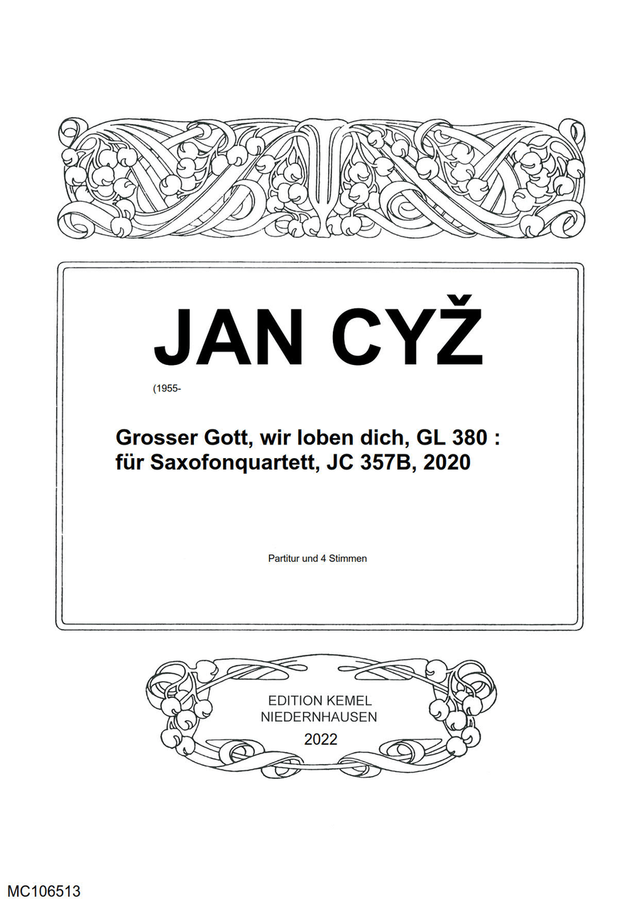 Grosser Gott, wir loben dich, GL 380