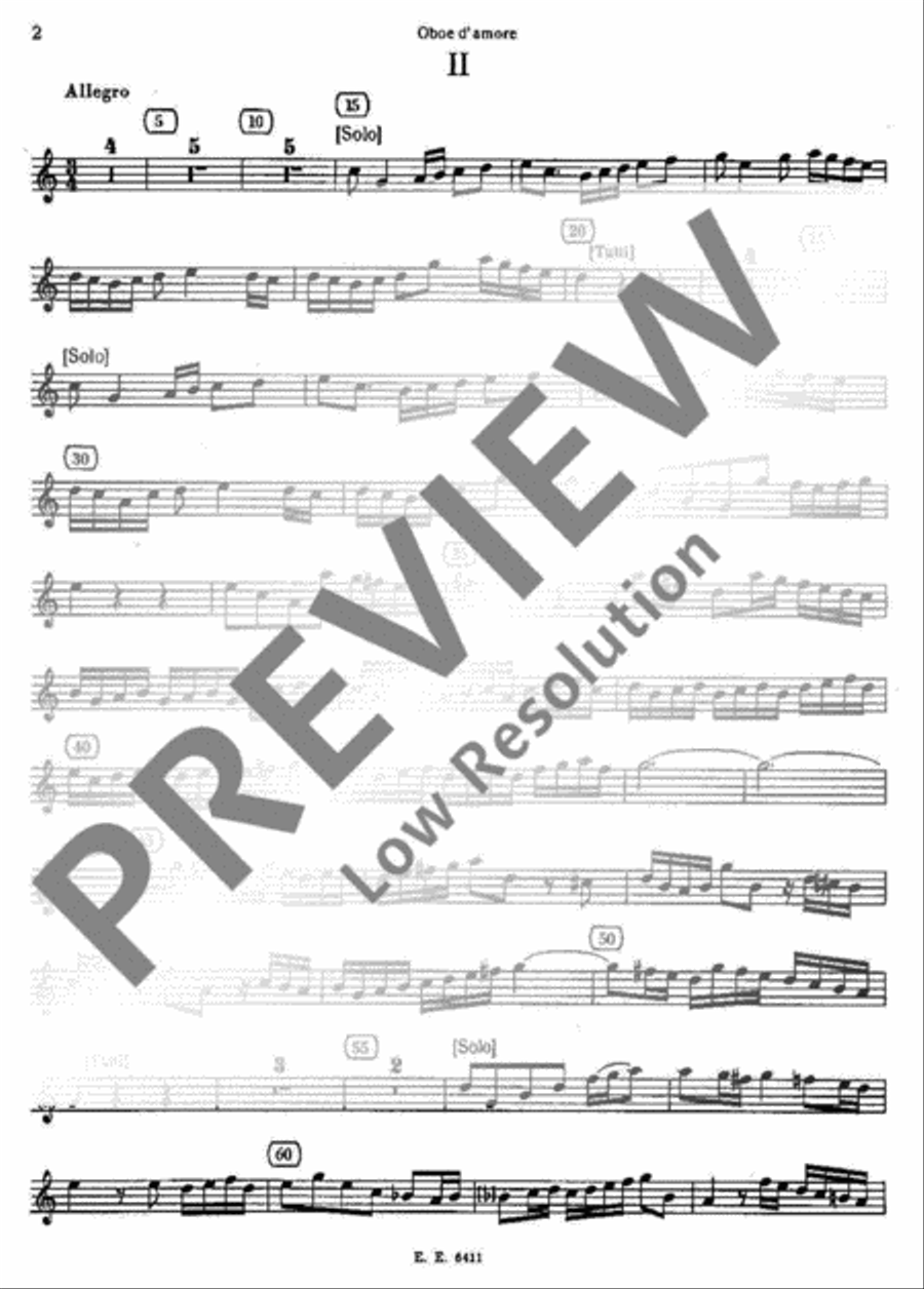 Concerto A major Oboe scores gallery preview page 3