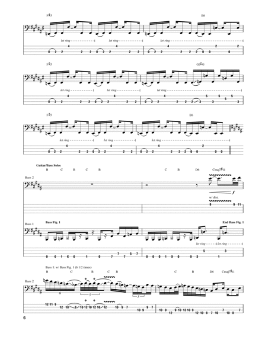 Chameleon Chameleon Guitar Tablature scores gallery preview page 6