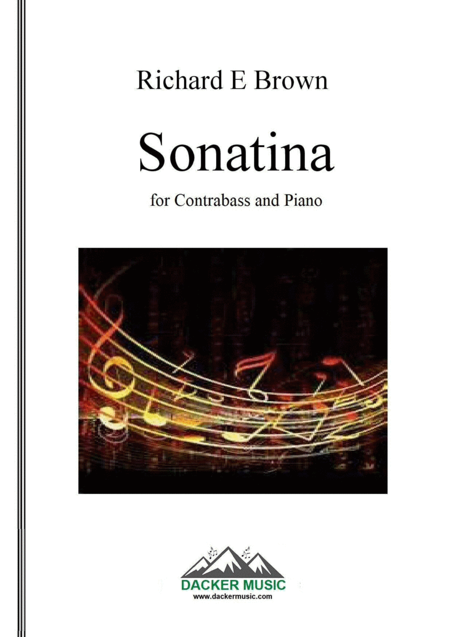Sonatina for Contrabass and Piano Double Bass scores gallery preview page 1