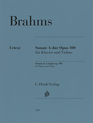 Book cover for Violin Sonata in A Major, Op. 100