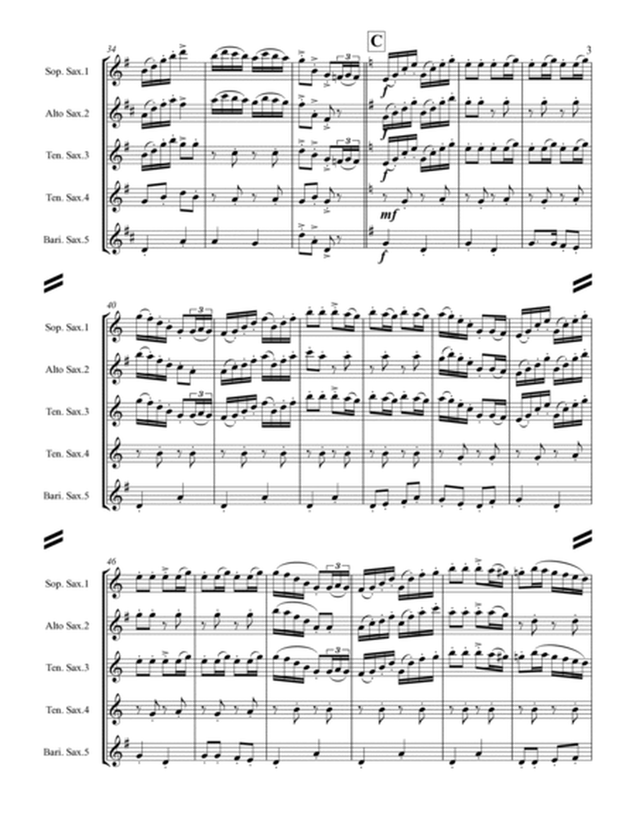 Clarinet Polka (for Saxophone Quintet SATTB) image number null